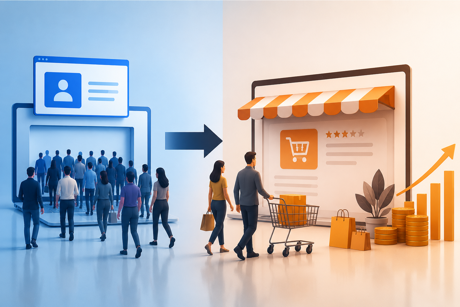 Difference Between Visitors and Buyers
