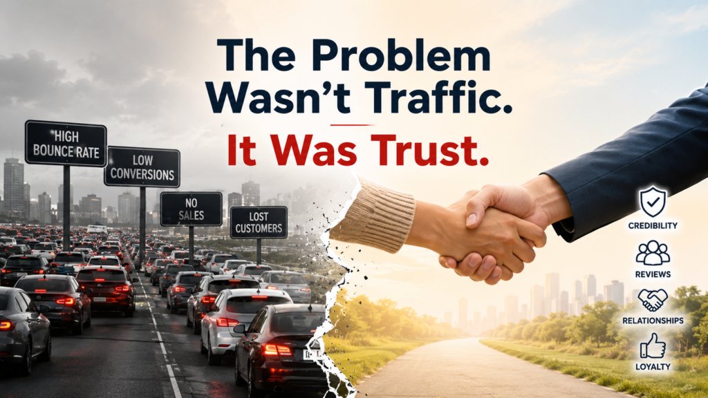 The Problem Wasn’t Traffic. It Was Trust