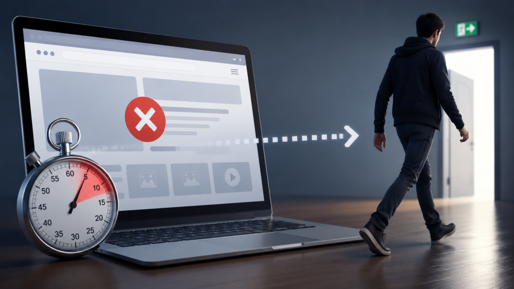 Why Customers Leave a Website in Under 5 Seconds