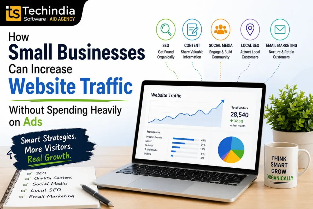 How Small Businesses Can Increase Website Traffic Without Spending Heavily on Ads