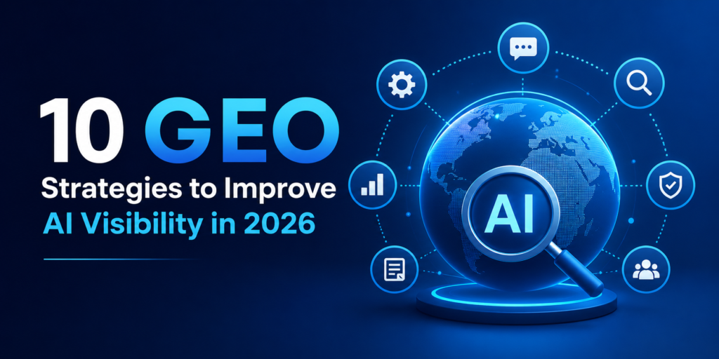 10 GEO Strategies to Improve AI Visibility in 2026