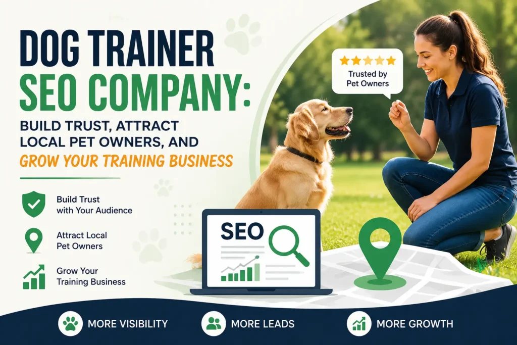 Dog Trainer SEO Company: Build Trust, Attract Local Pet Owners, and Grow Your Training Business