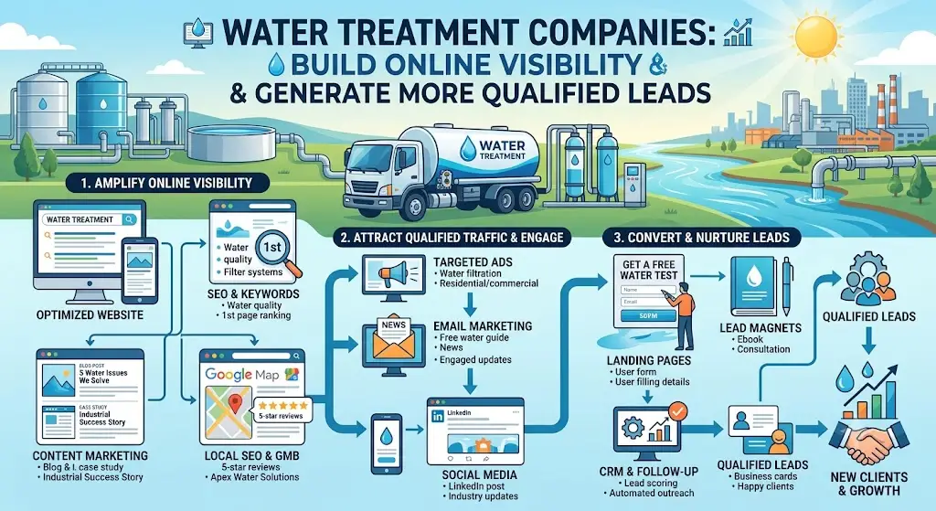 How Water Treatment Companies Can Build Online Visibility and Generate More Qualified Leads