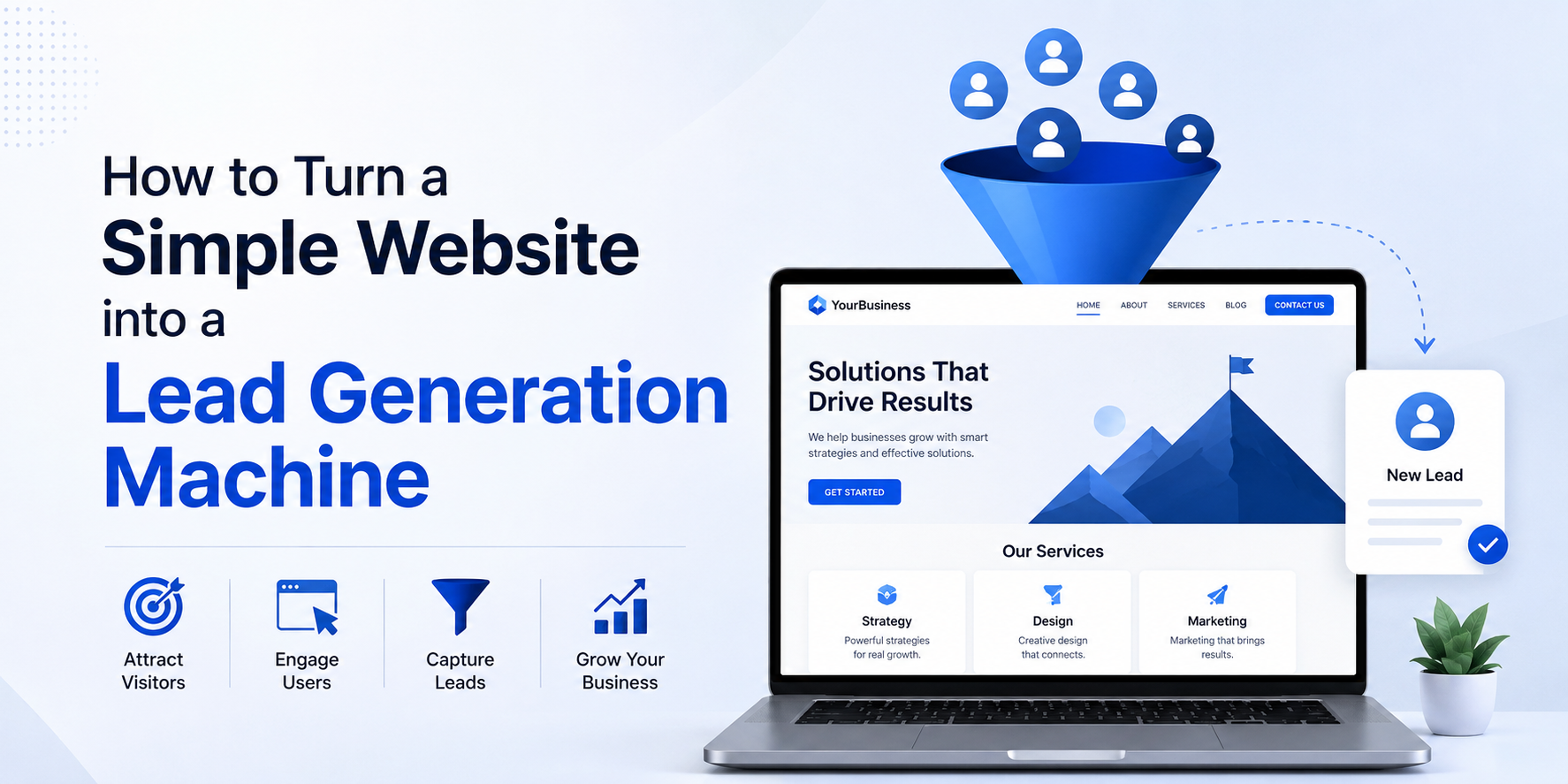 Website into a Lead Generation