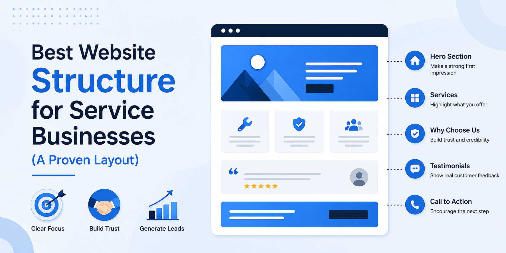 Website Structure for Service Businesses
