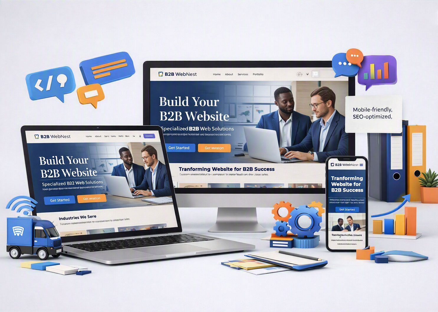 B2B Web Design Agency Website