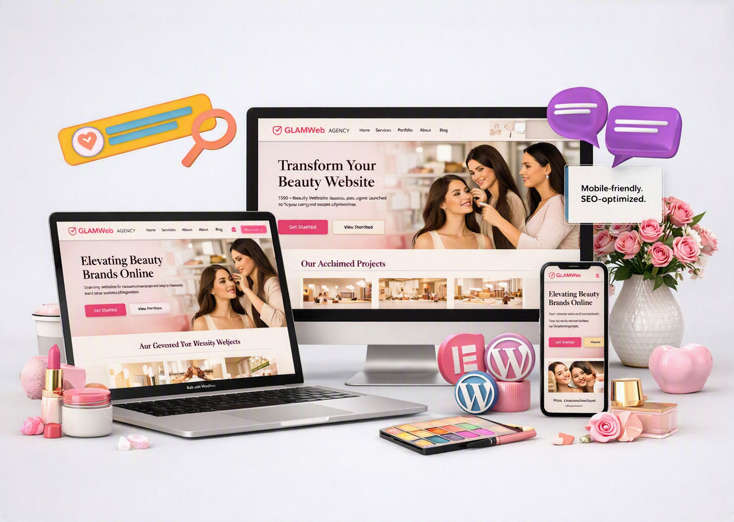 Beauty Industry Website Design