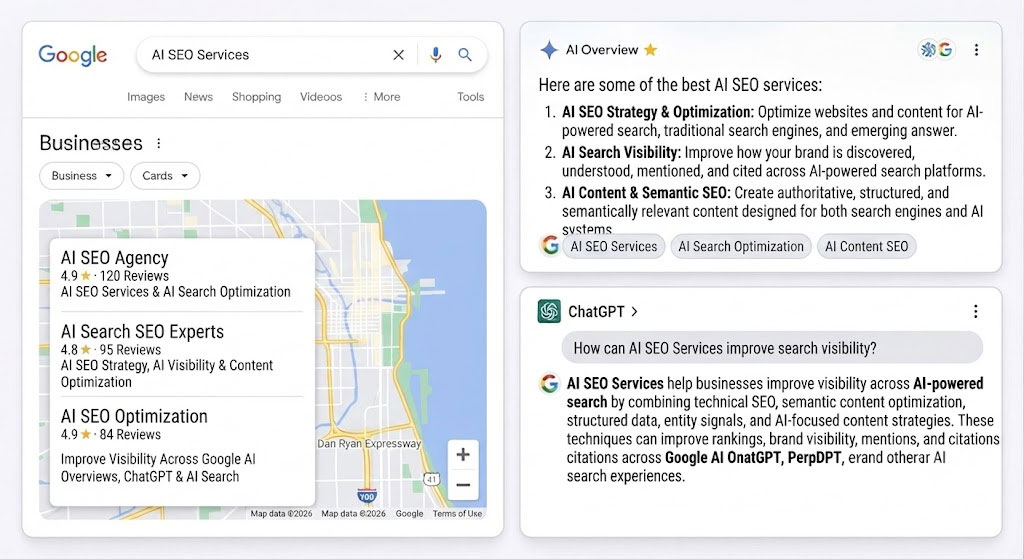 AI SEO Search Visibility Dashboard