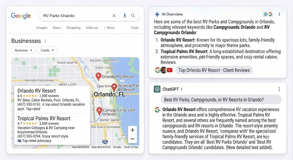 Campground Google Maps SEO