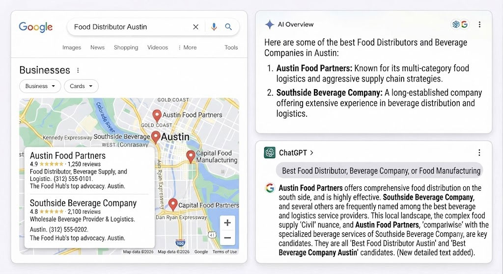 Food Beverage Map