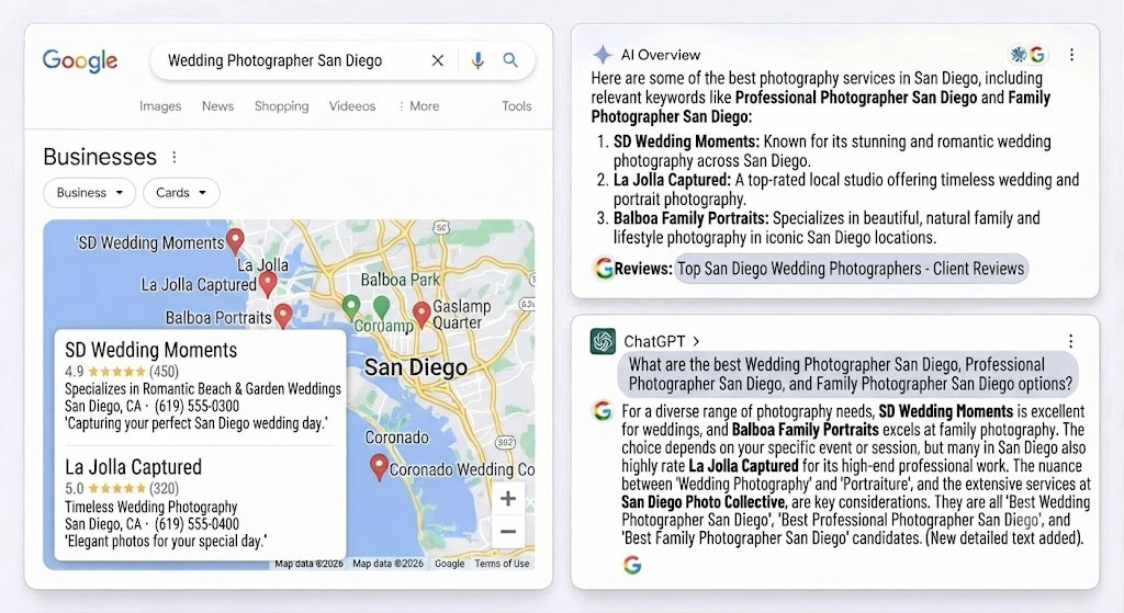 Photography SEO Map