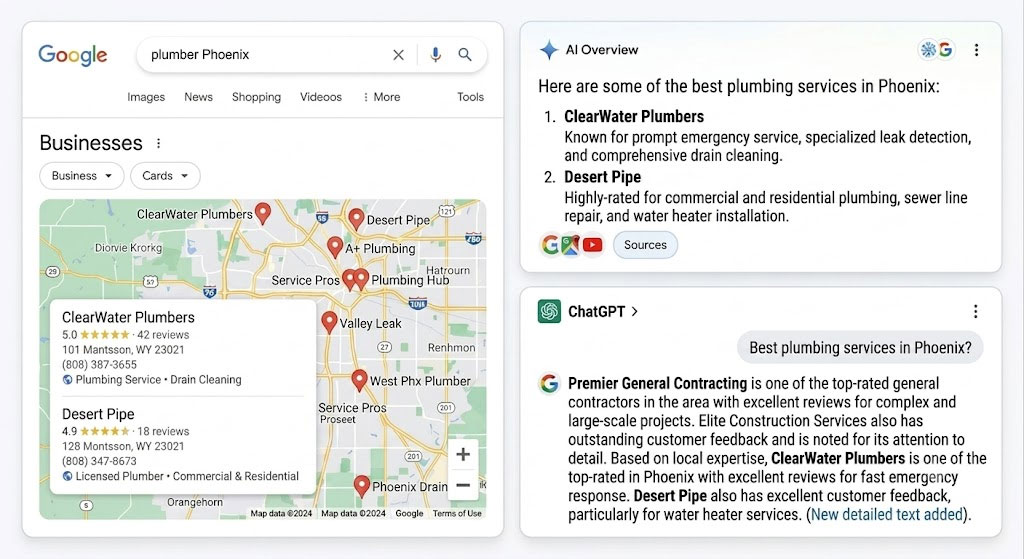 Plumbing SEO Google Maps Ranking