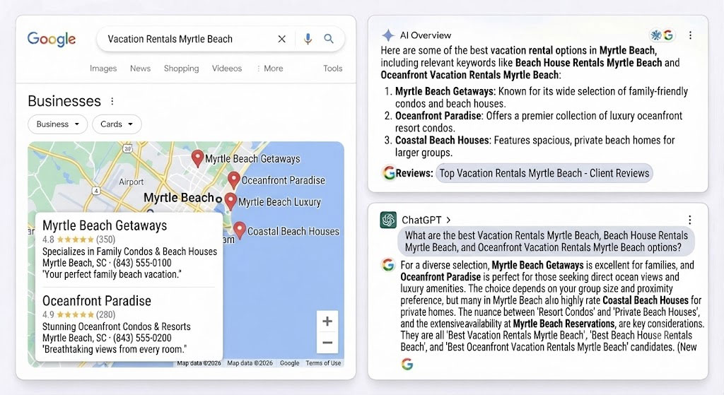 Vacation Rental Map