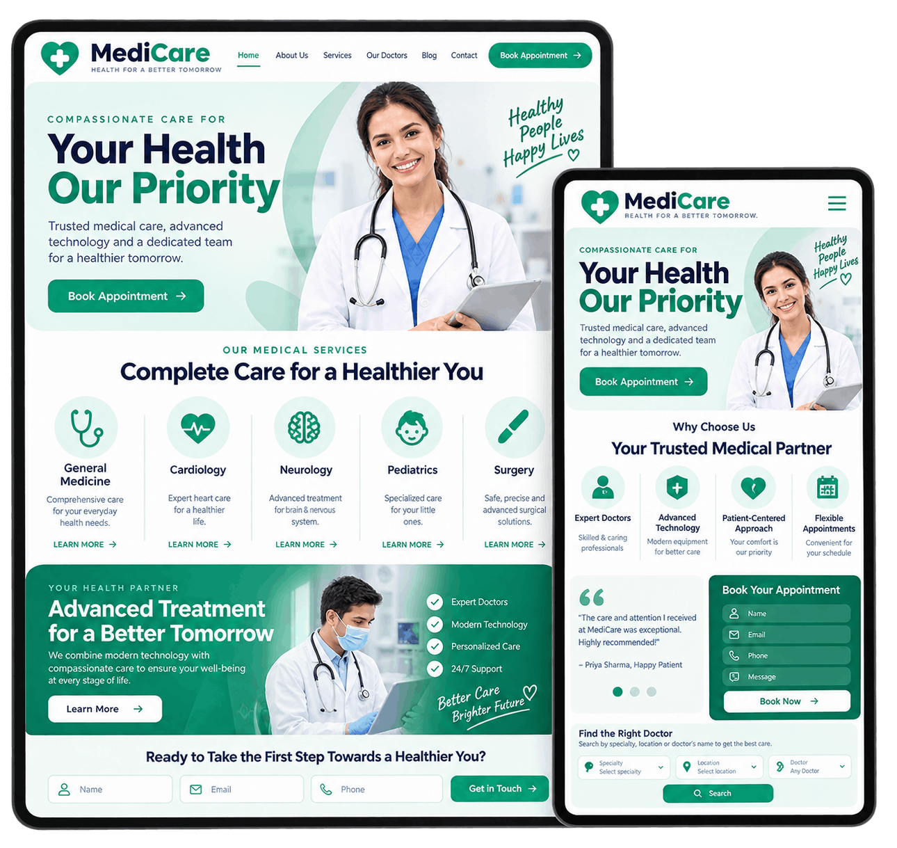 Medical Website Design Services