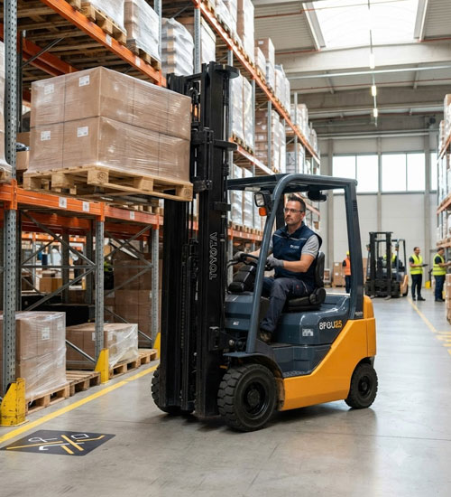 Forklift dealership team